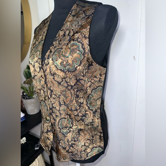 VINTAGE Rafaella Paisley Women's Vest - Picture 6 of 9